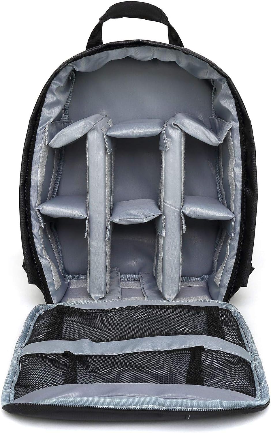 Waterproof SLR/DSLR Camera Backpack Shoulder Bag Travel Case For Canon Nikon Sony Digital Lens (Medium, Grey)