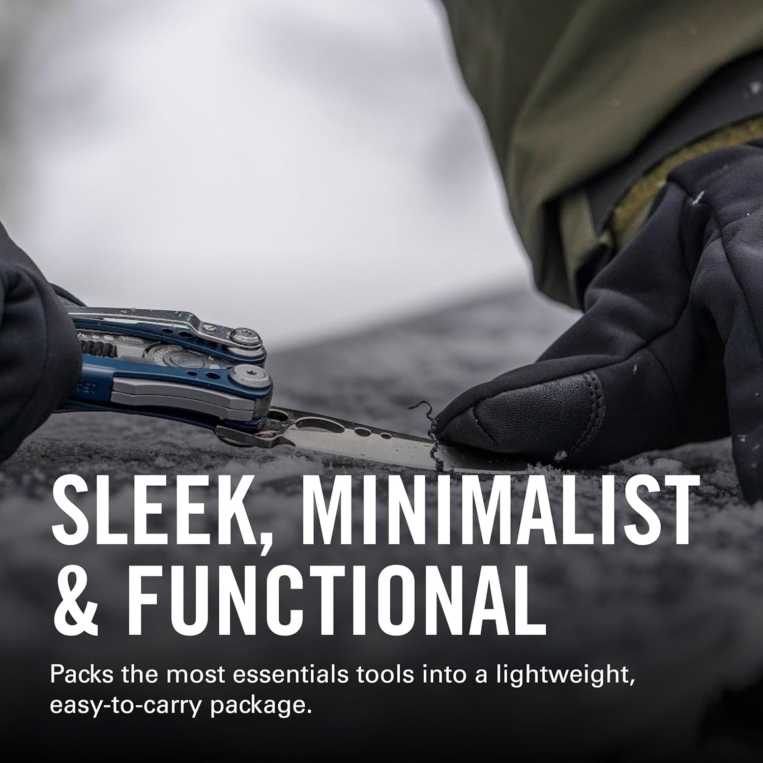 LEATHERMAN Skeletool CX 7-in-1 Multi-Tool, Lightweight EDC, Onyx