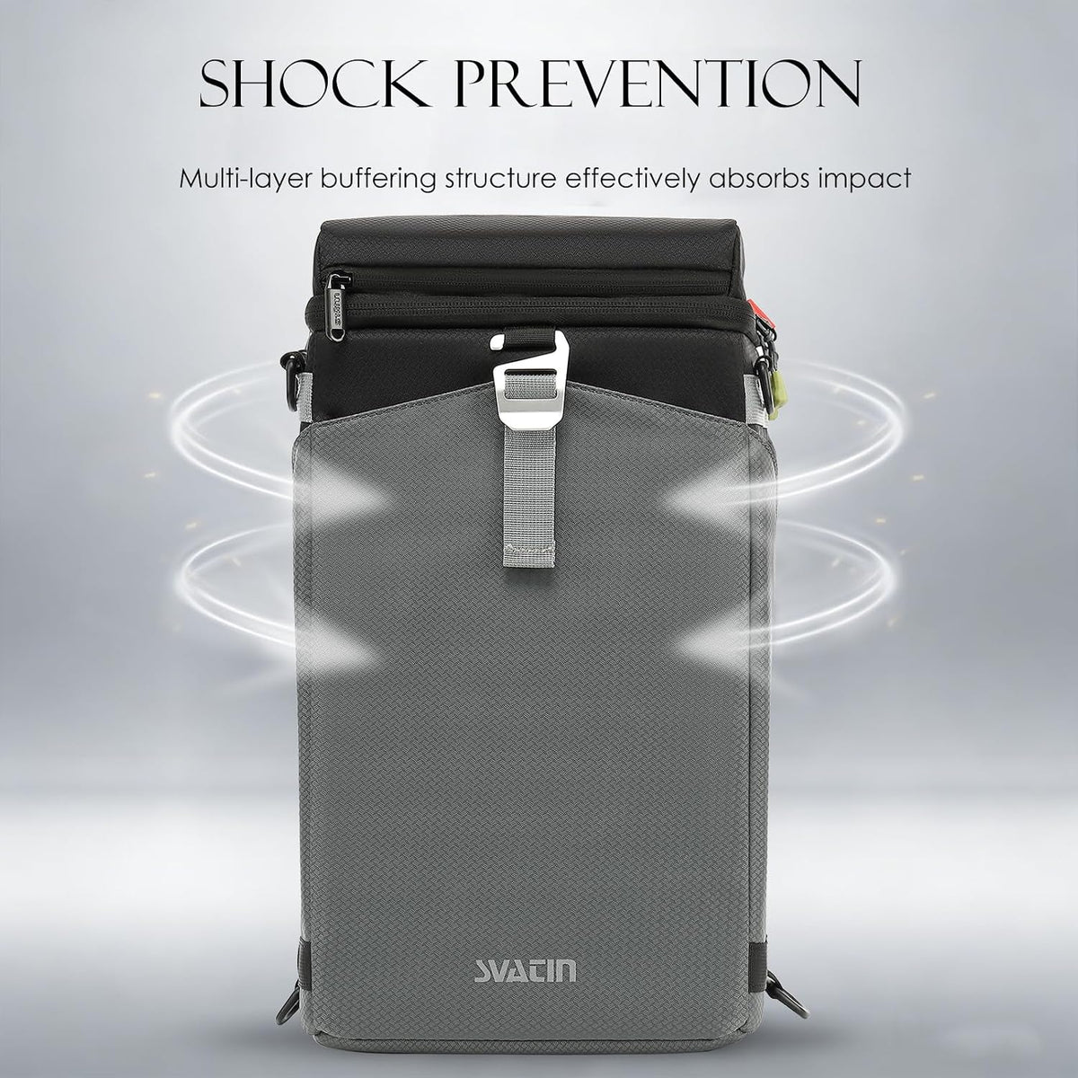 Camera Insert Backpack, Dual-Opening Camera Cube for Travel & Hiking