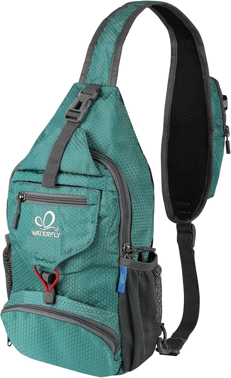 WATERFLY Packable Sling Backpack Lightweight Crossbody Bag Travel Daypack