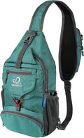 WATERFLY Packable Sling Backpack Lightweight Crossbody Bag Travel Daypack