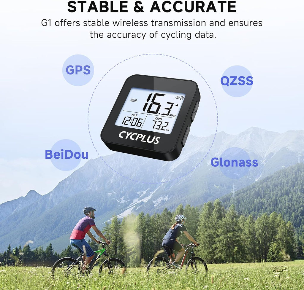 CYCPLUS Bike Pump AS2PRO + GPS Bike Computer G1
