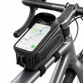 Susbie Bike Frame Bag,Waterproof EVA Hard Shell,Bike Phone Mount Holder Bag