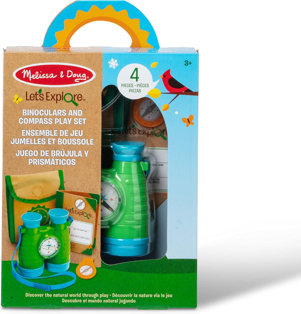Melissa & Doug Let's Explore Binoculars & Compass Play Set