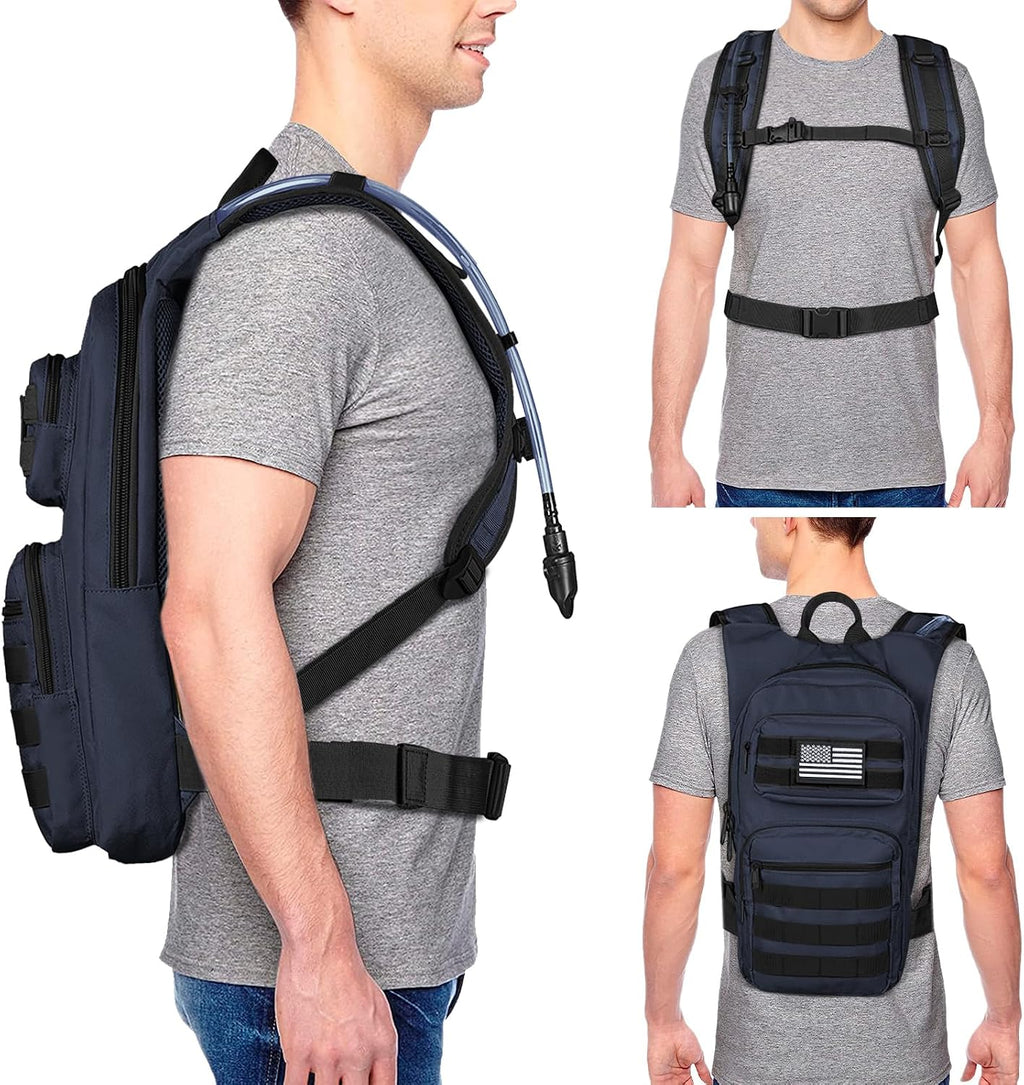 NOOLA Hydration Backpack with 3L Water Bladder, Tactical Pack for Hiking