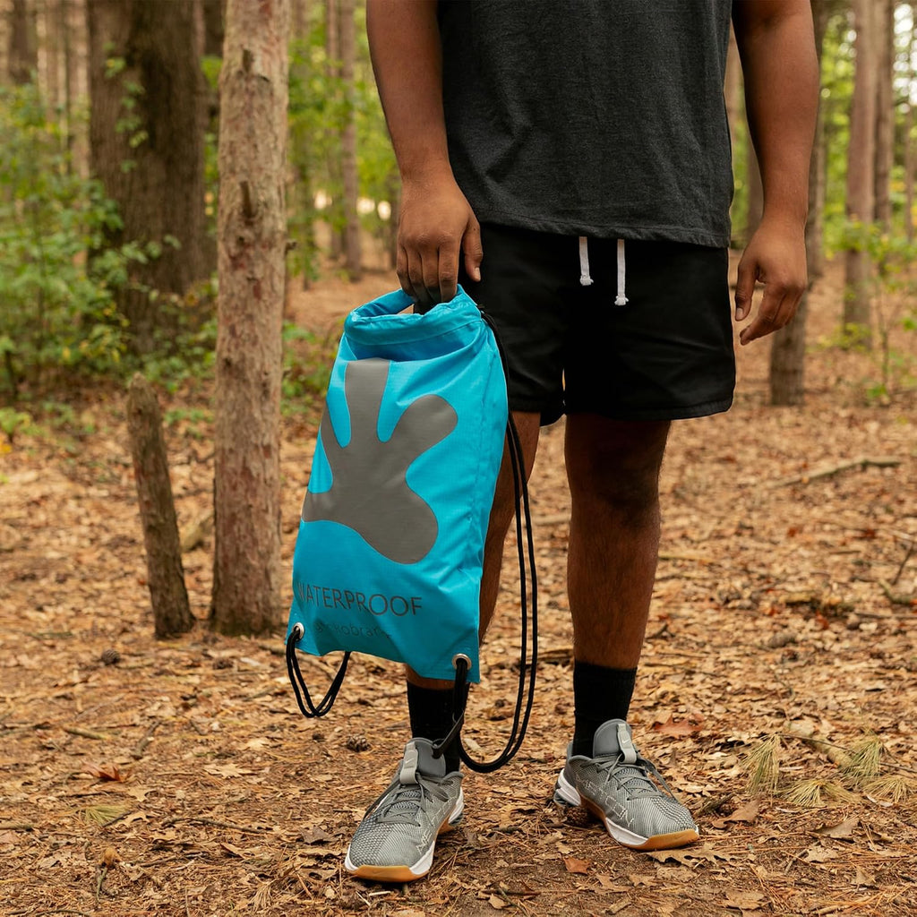 geckobrands Embark 10L Drawstring Backpack – Waterproof, Lightweight Dry Bag for Beach, Hiking, and Light Water Activities