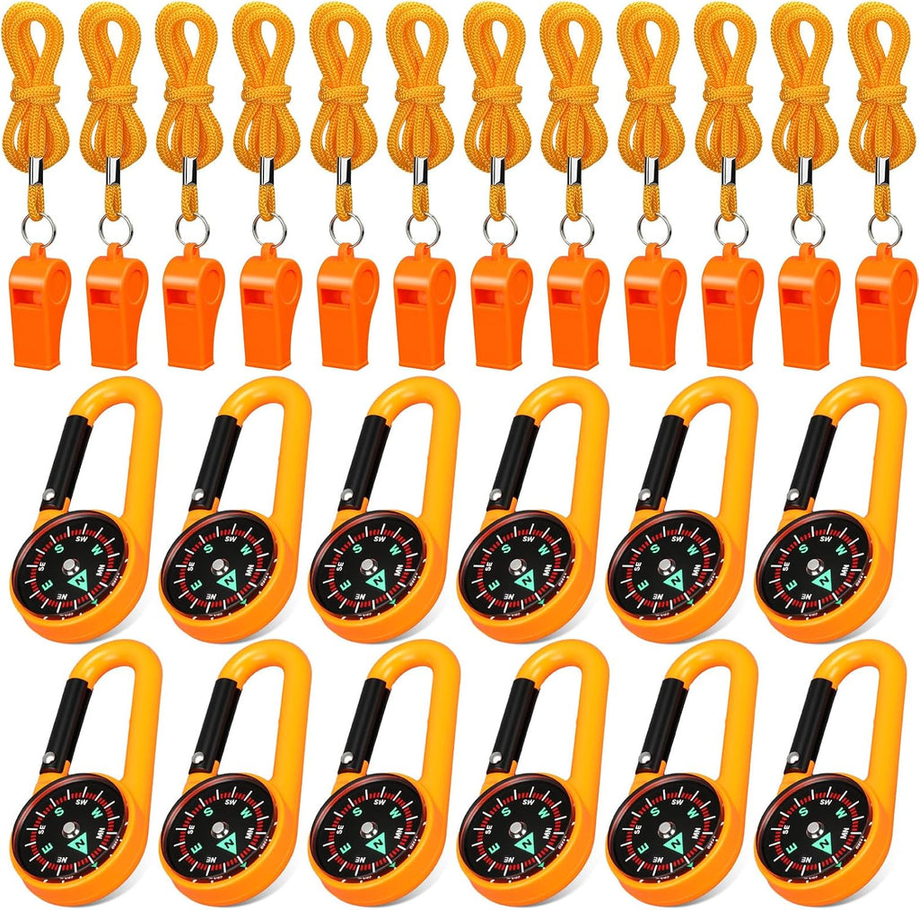 Honoson Emergency Whistle Compass Set