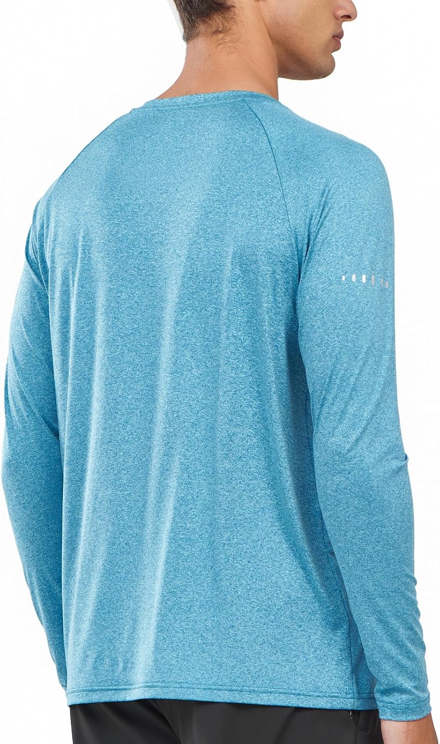 NORTHYARD Men's Sun Protection Shirts UPF 50+ Long Sleeve Running Workout