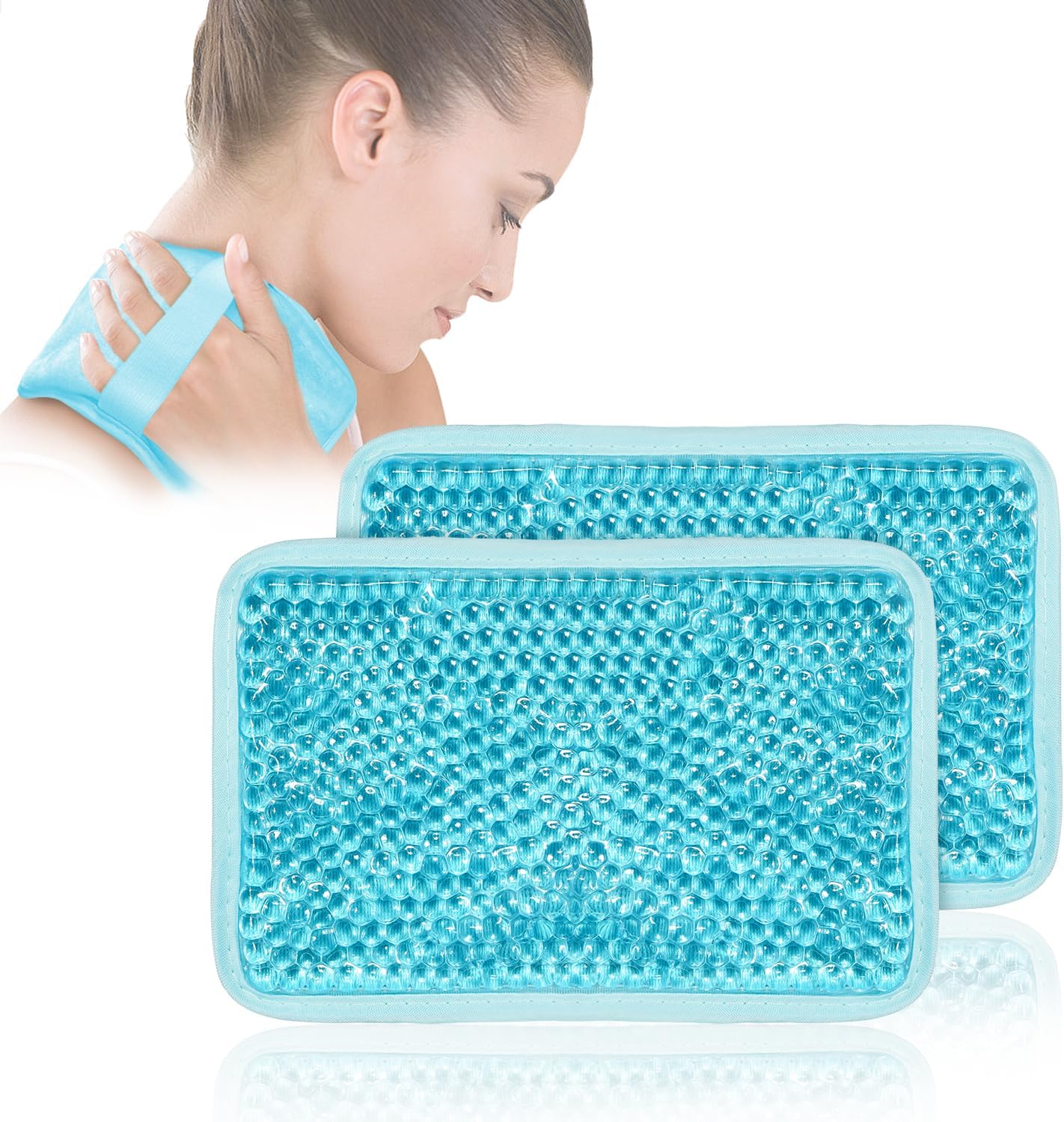 Ice Packs for Injuries Reusable, Hot & Cold Therapy
