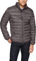 Amazon Essentials Men's Packable Lightweight Water-Resistant Puffer Jacket (Available in Big & Tall)