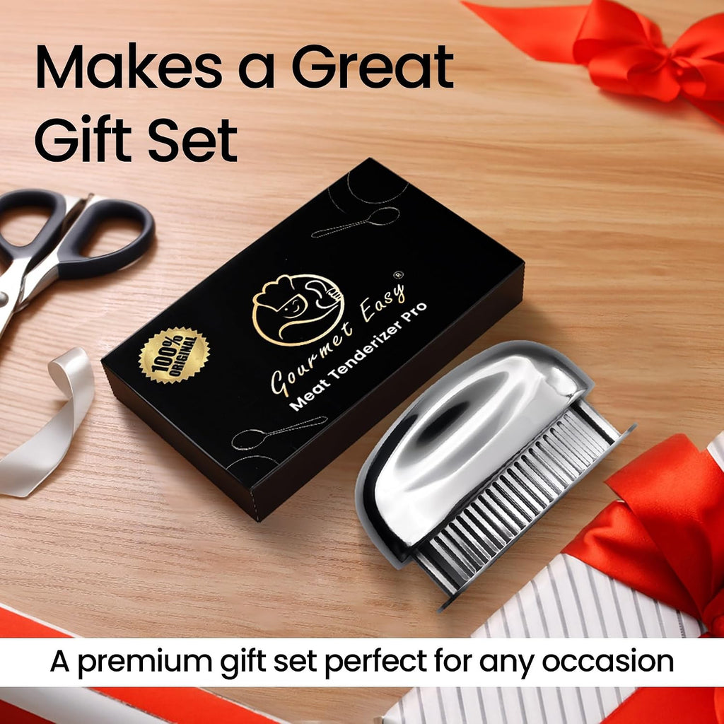Gourmet Easy Meat Tenderizer Tool with 60 Stainless Steel Sharp Needles