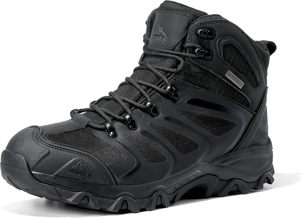 NORTIV 8 Men's Ankle High Waterproof Hiking Boots