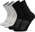 Socks Daze Crew Warm Merino Wool Blend Cushioned Hiking Socks for Men Women