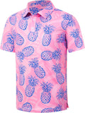 Cozople Golf Polo Shirts for Men Short Sleeve Dry Fit Performance Athletic