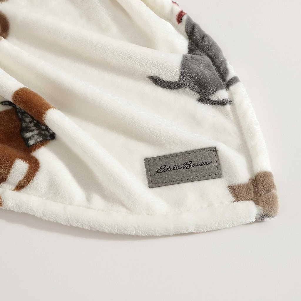 Eddie Bauer - Soft Twin Size Blanket for Bed or Couch, Cozy Bedding