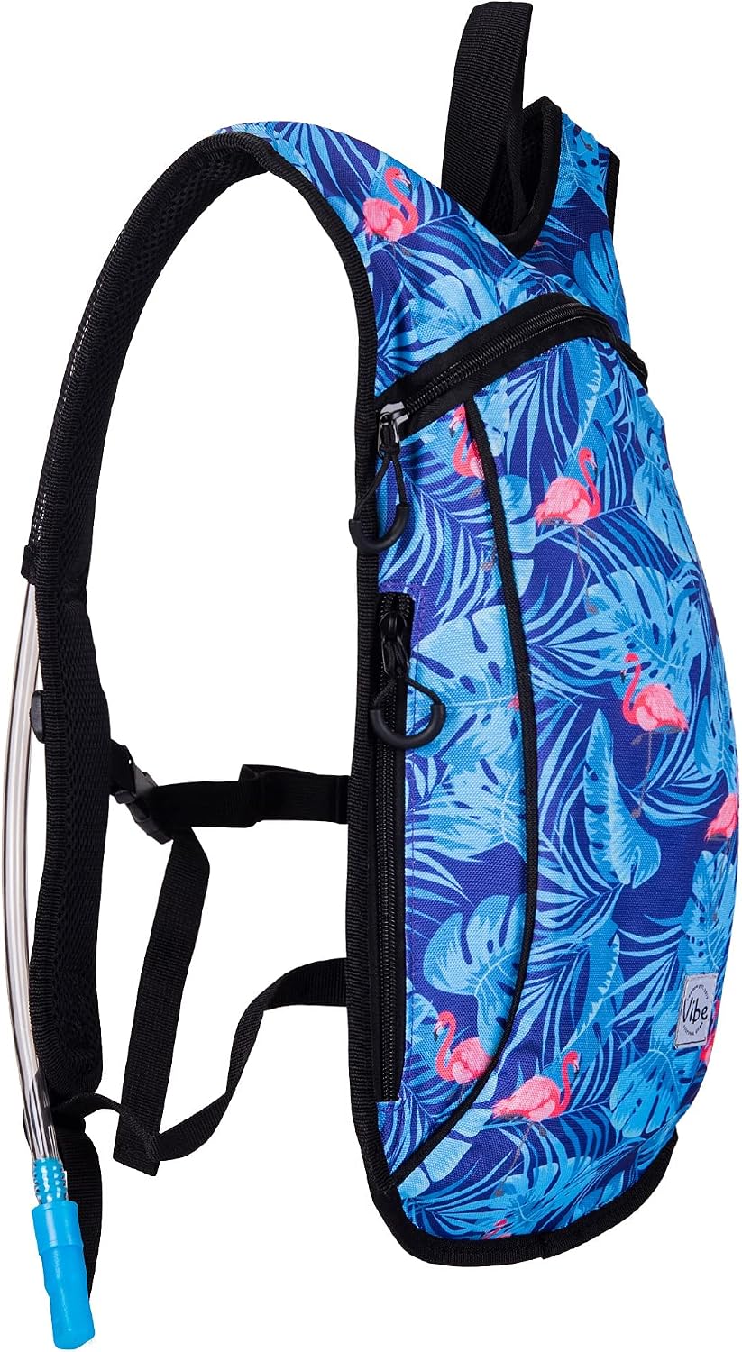 Vibe Festival Gear Rave Hydration Pack Backpack with 2L Water Bladder for Women Men – Festival Hydropack, Hydro Pack, Leak Proof, Lightweight – Teens, Party, Hiking, Running, Outdoor Sports