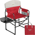SUNNYFEEL Oversized Directors Camping Chair for Adults with Side Table