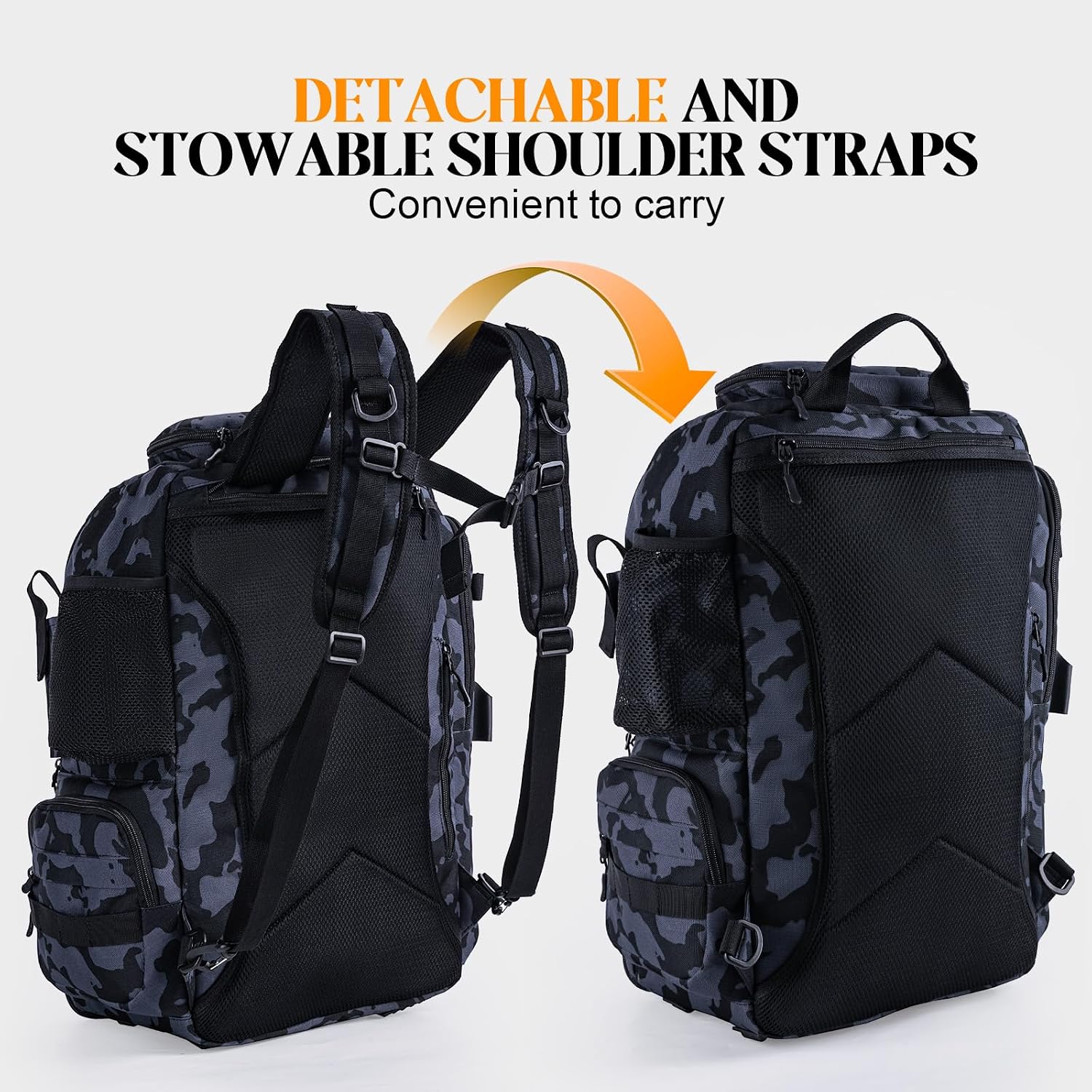 Goture 40L Camouflage Fishing Tackle Backpack w/Cooler &fishing tackle box