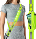 Fokia Kunbio LED Reflective Belt Sash for Walking at Night,Running Safety Gear LED Light Up Running Belt for Runners Walkers