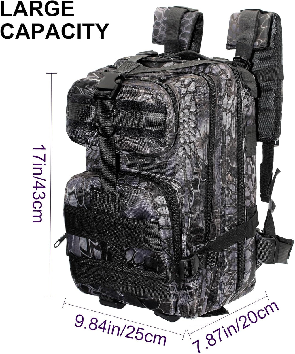 Fishing Tackle Backpack Lightweight Water-Resistant Rod Holder Bag