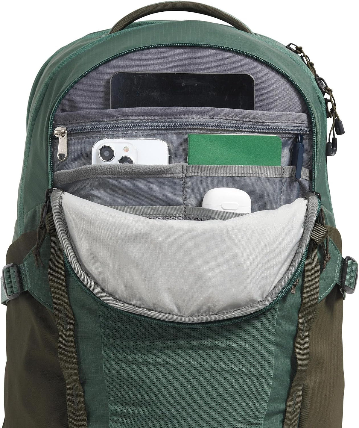 The North Face Recon Everyday Laptop Backpack, Duck Grn/New Taupe Grn, OSFA
