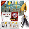 RoxStar Fly Strikers Proven Nationwide to Out-Fish Any Spinner | Hand-Tied in The USA | Most Versatile Fishing Spinner Ever! Trout, Bass, Steelhead