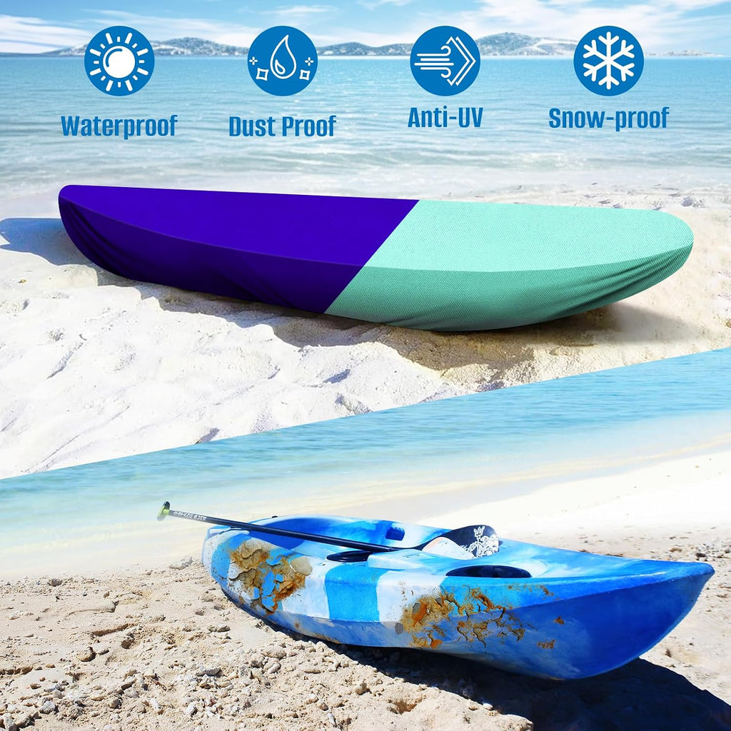 SIRUITON Kayak Cover 9-13FT 420D Waterproof Board Covers