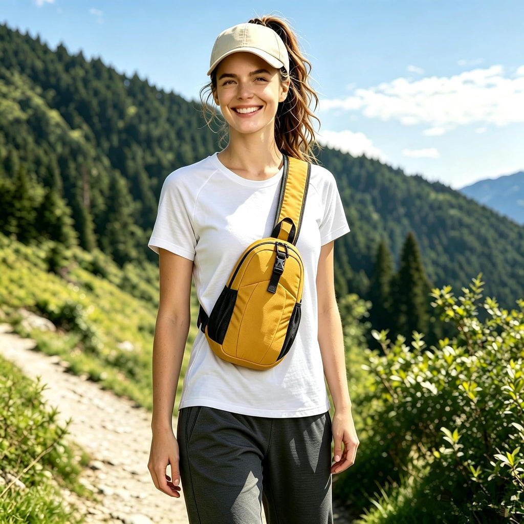 Sling Bag for Men Crossbody Bags for Women Small Sling Backpack Chest Bag