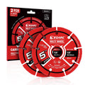 EZARC 5 Inch Carbide Cut Off Wheels for Wood, Nails, Plaster, 2-Pack