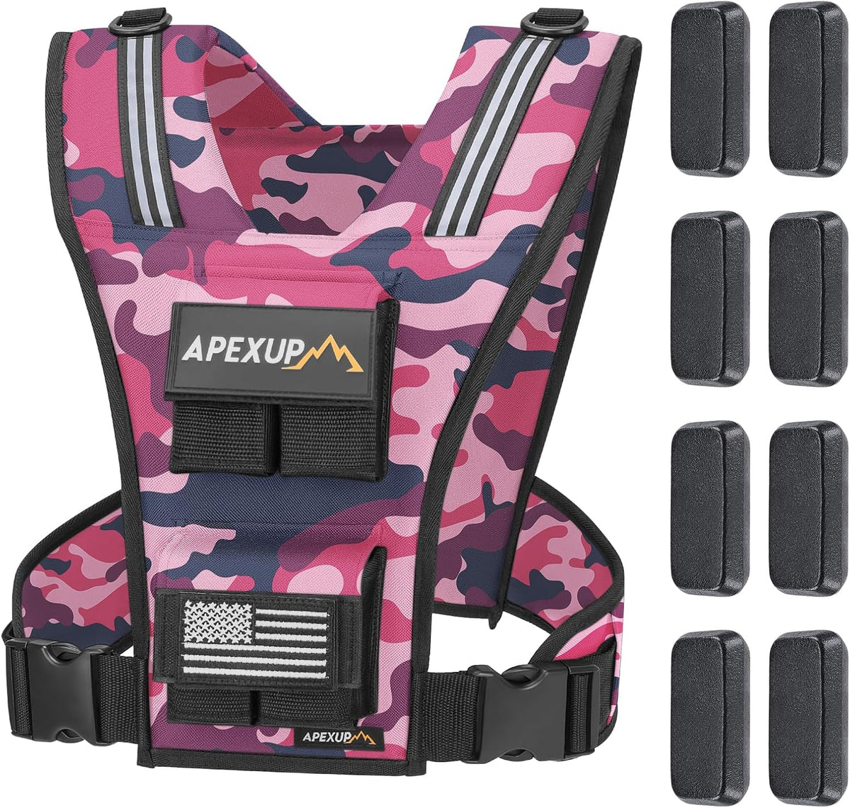 APEXUP Weighted Vest Men, Adjustable Weight Vest for Running