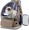 Cat Backpack Carrier Clear Bubble Window for Cats & Small Dogs up to 15 lb