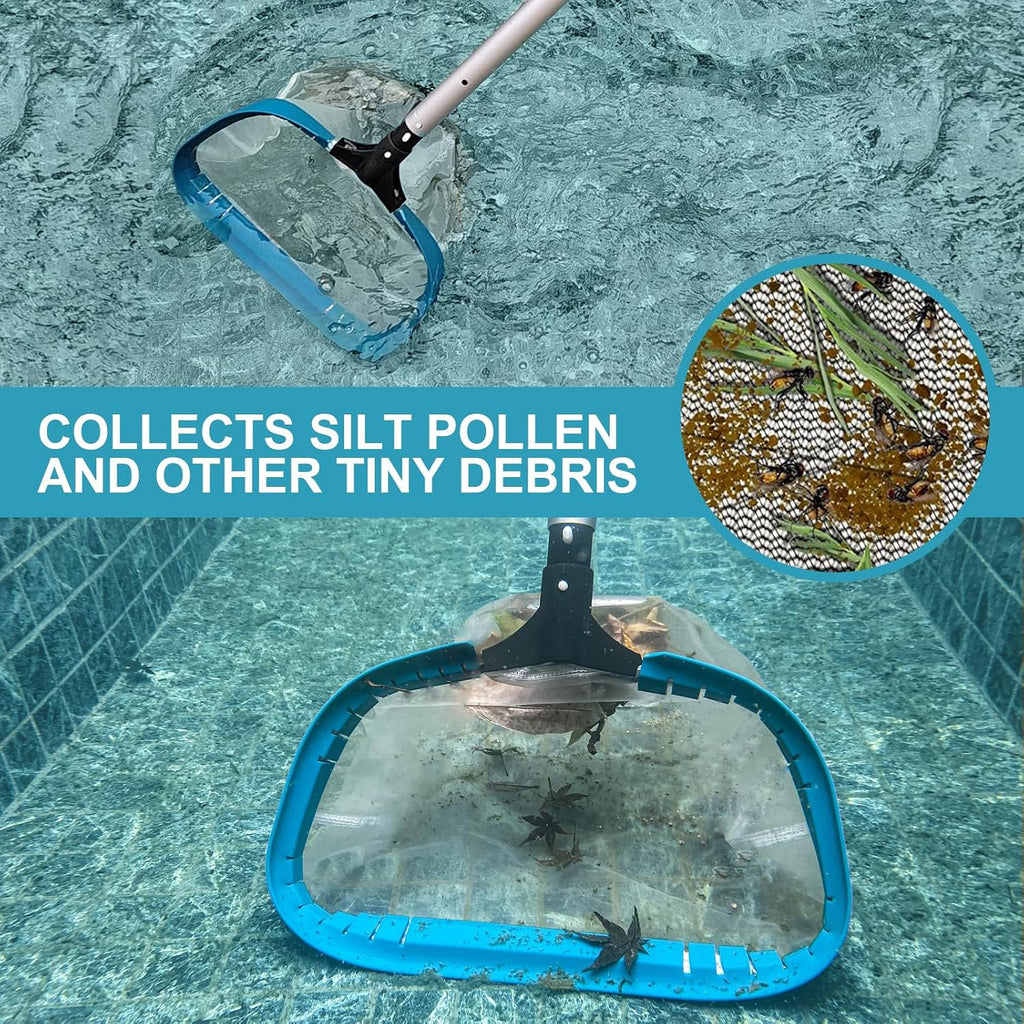 Pool Net - Professional 20" Swimming Pool Leaf Skimmer Rake (No Pole)