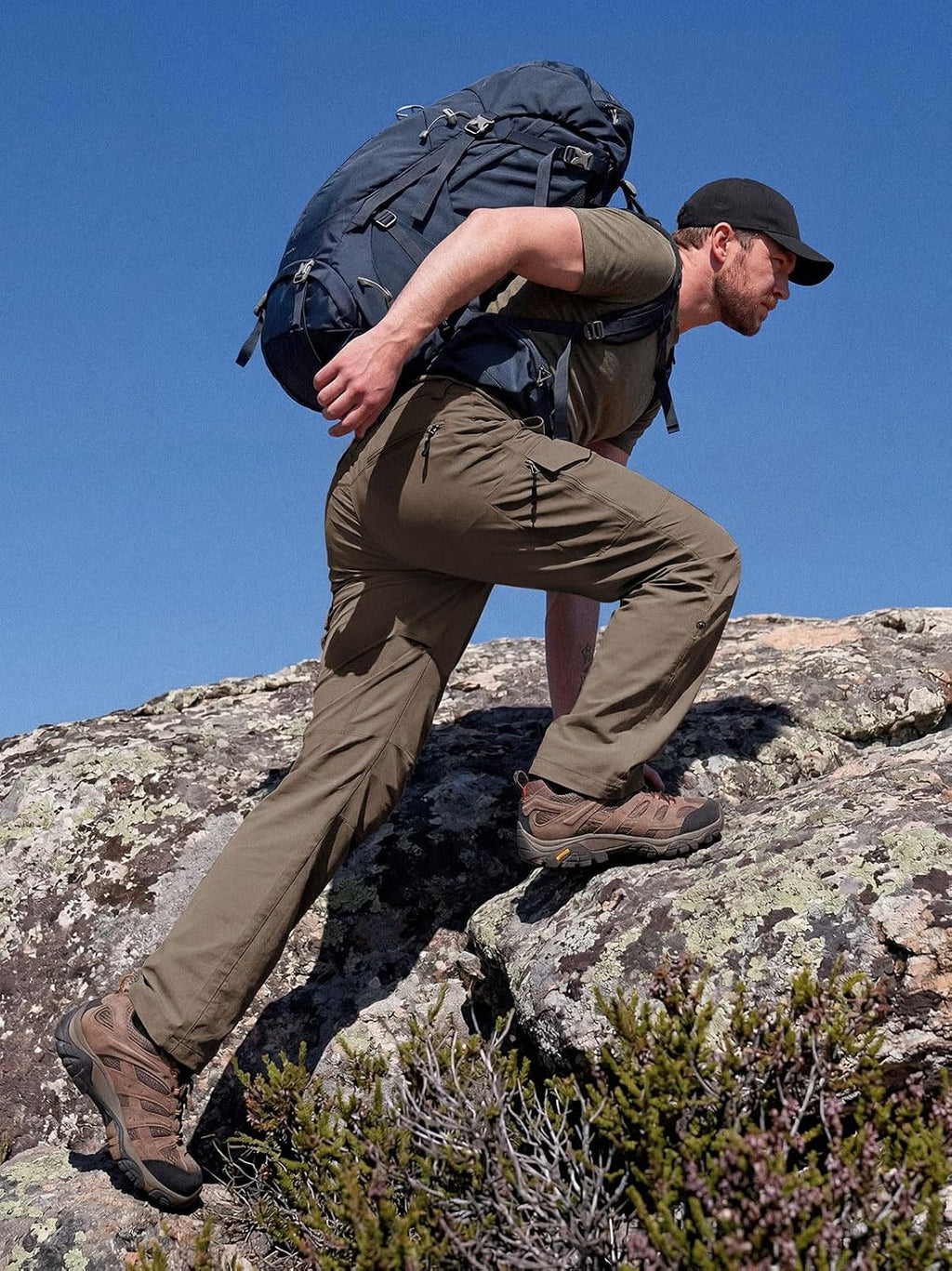 Moosehill Men's Hiking Pants: Lightweight & Stretch