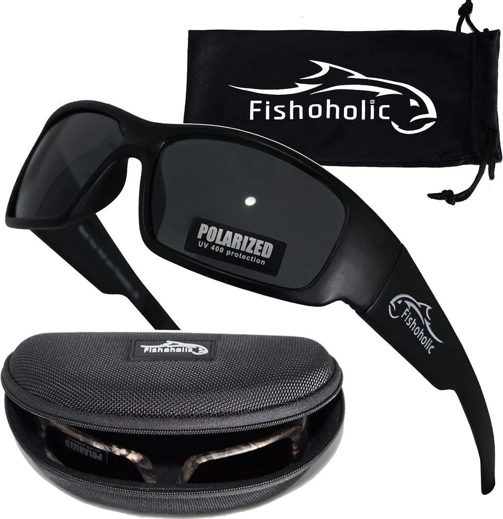 Fishoholic Polarized Fishing Sunglasses - All Day UV400 Sun Protection