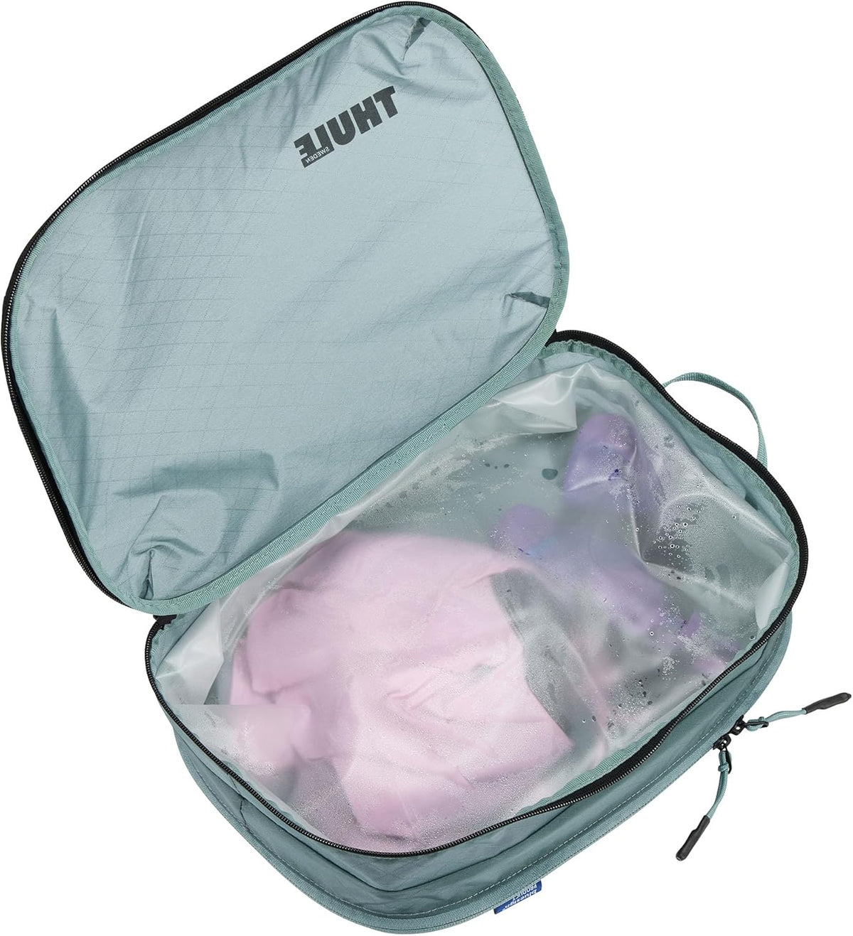 Thule Clean Dirty Packing Cube, Internal TPU divider, Semitransparent fabric, Easy to pack, YKK zippers