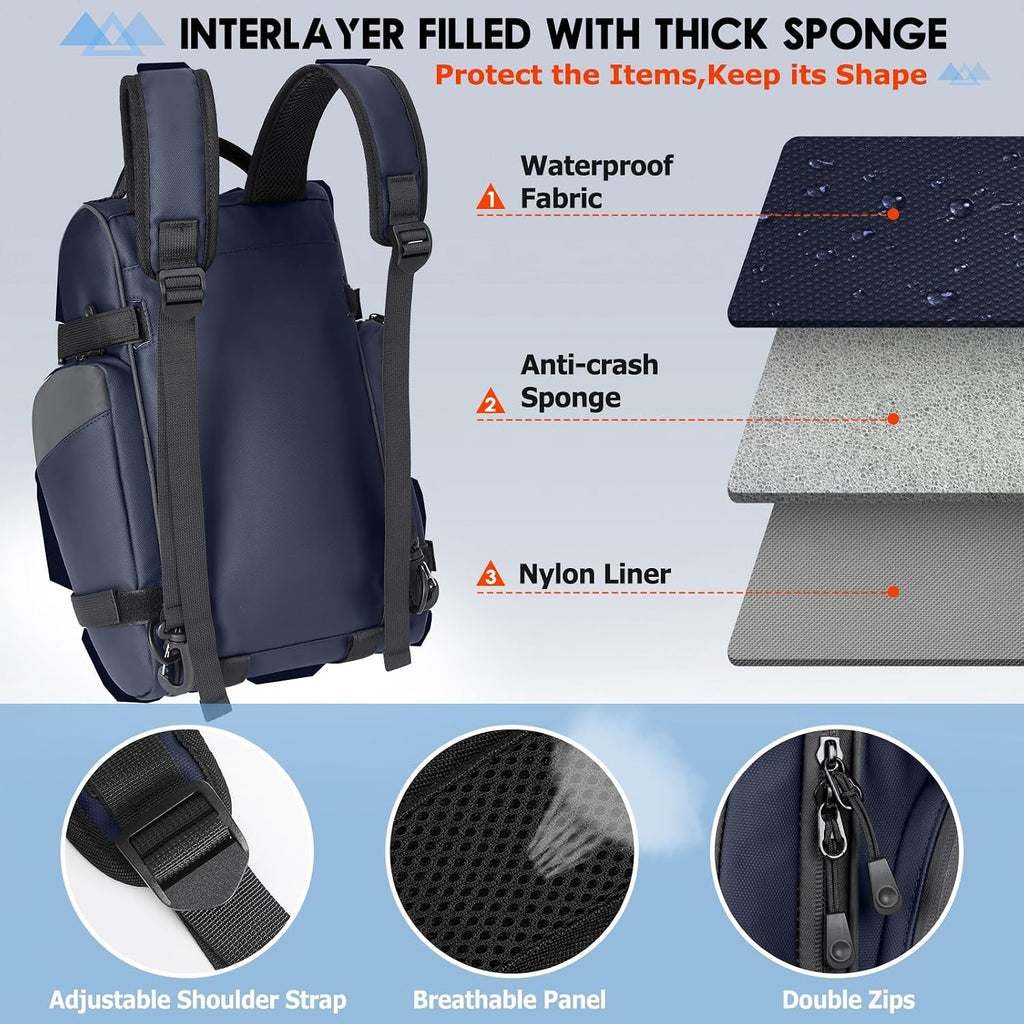 RAINSMORE Bike Bag for Bicycle Rear Rack 15L Waterproof Ebike Trunk Bag