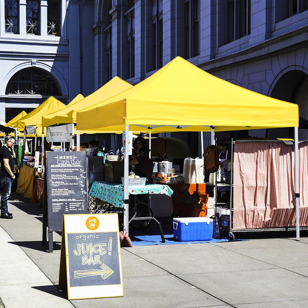 HLong 10x10 Heavy Duty Pop-Up Canopy, Yellow