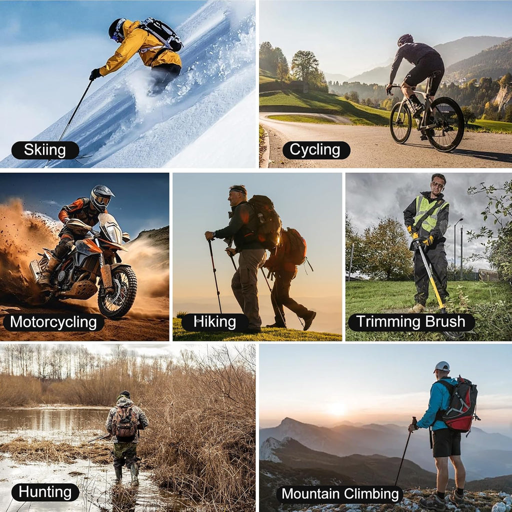 Waterproof Gators for Hiking Boots and Shoes Lightweight Adjustable Leg Gaiters for Men Women Gaiters for Hiking Snowshoeing