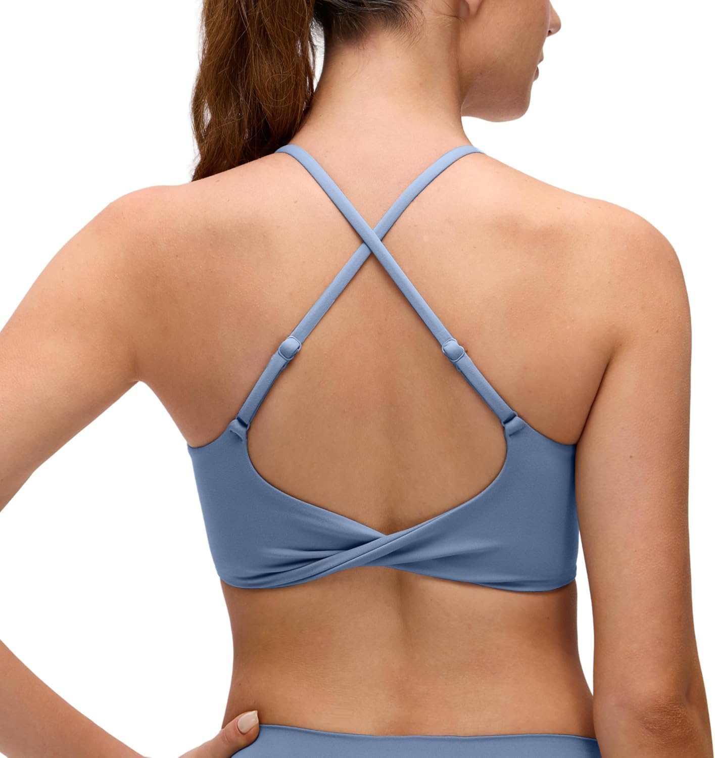 CRZ YOGA Butterluxe Twist Back Sports Bras