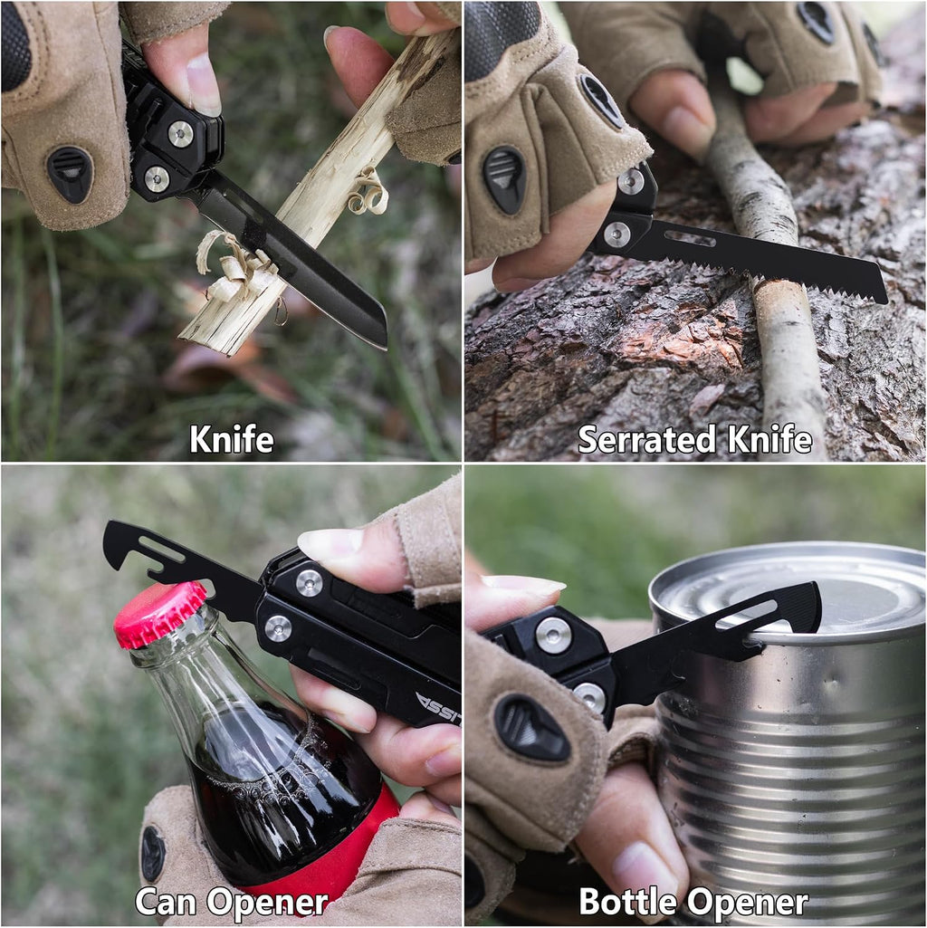 FLISSA Multitool Wrench, 16-In-1 EDC Multi Tool