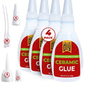Y’allCanDiy Ceramic Glue Repair for Pottery, Porcelain, Super Glue 4 Pack