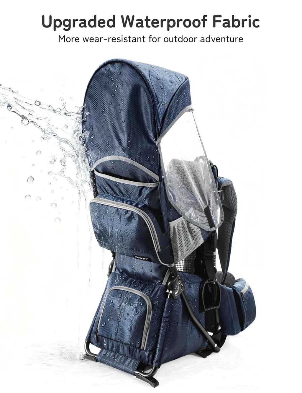 besrey Toddler Hiking Backpack Carrier-Adjustable Padded Shoulder Straps