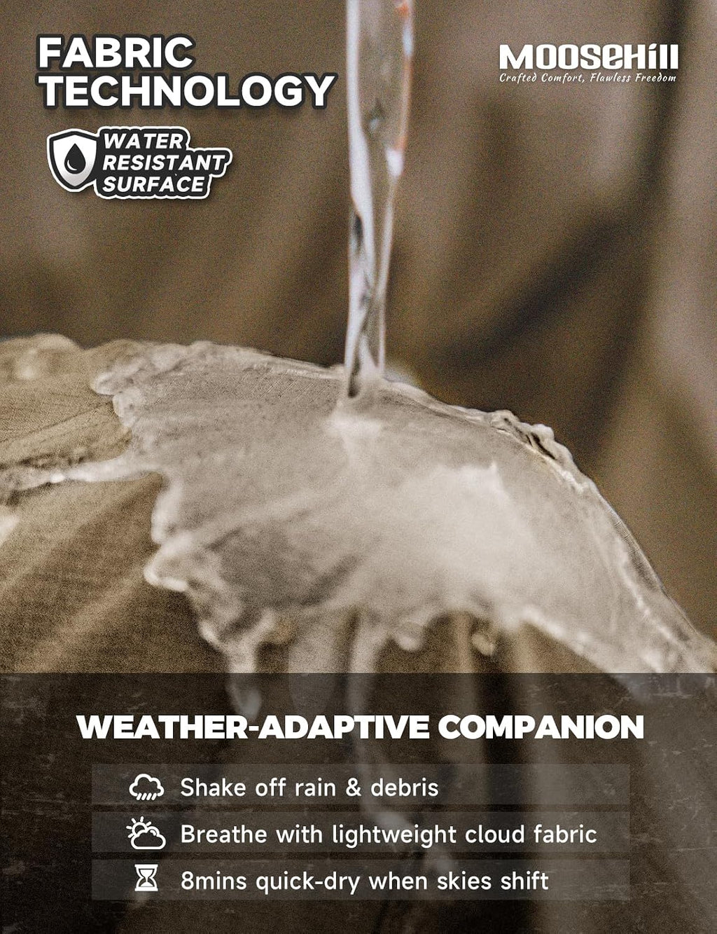 Moosehill Men's Hiking Pants: Convertible Quick-Dry