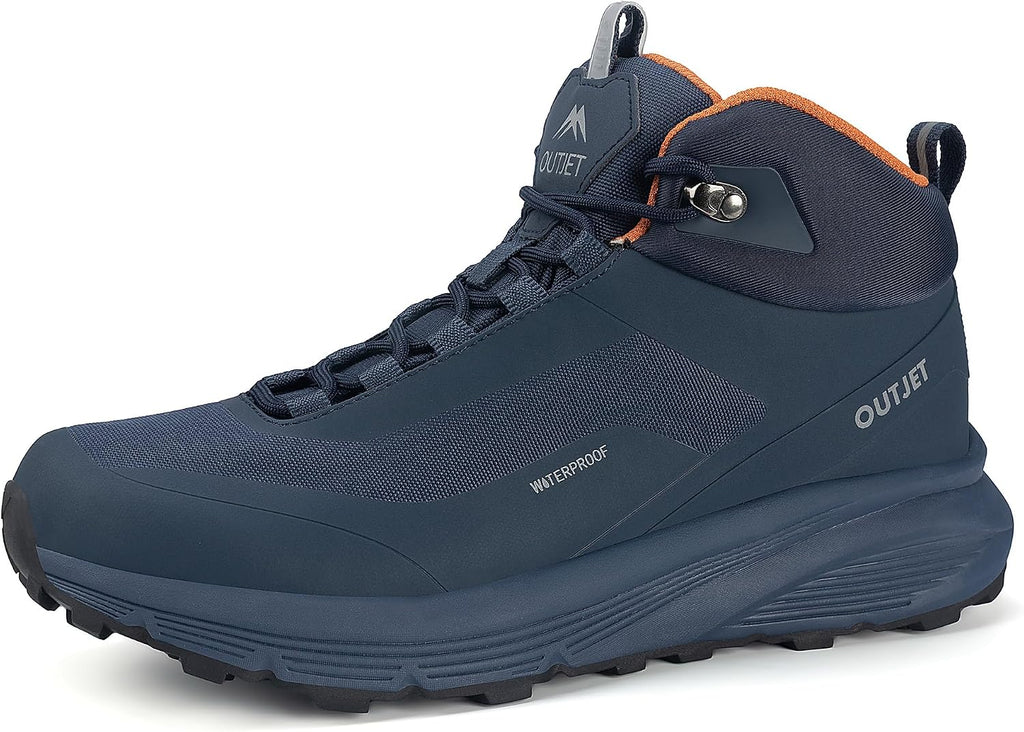 Men's Waterproof Hiking Boots Lightweight Comfortable Outdoor Walking Trail Boots Shoes