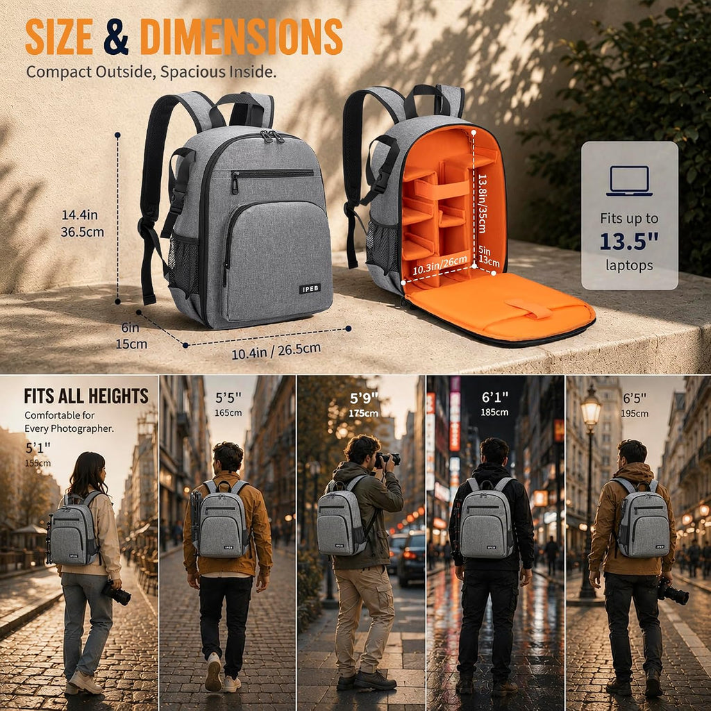 Camera Backpack for Photographers, Professional DSLR Camera Bag