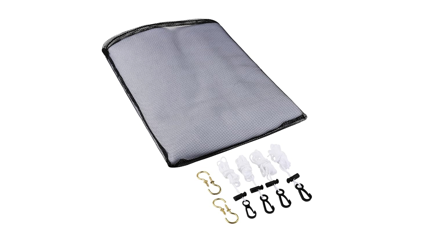 Coghlan's Rectangular Mosquito Net – Lightweight Mesh Canopy for Camping, Travel, and Outdoor Use – Includes Tie Loops, Carry Bag, Twine, Hooks, Anchors, Nails – White, 78" x 32" x 59"