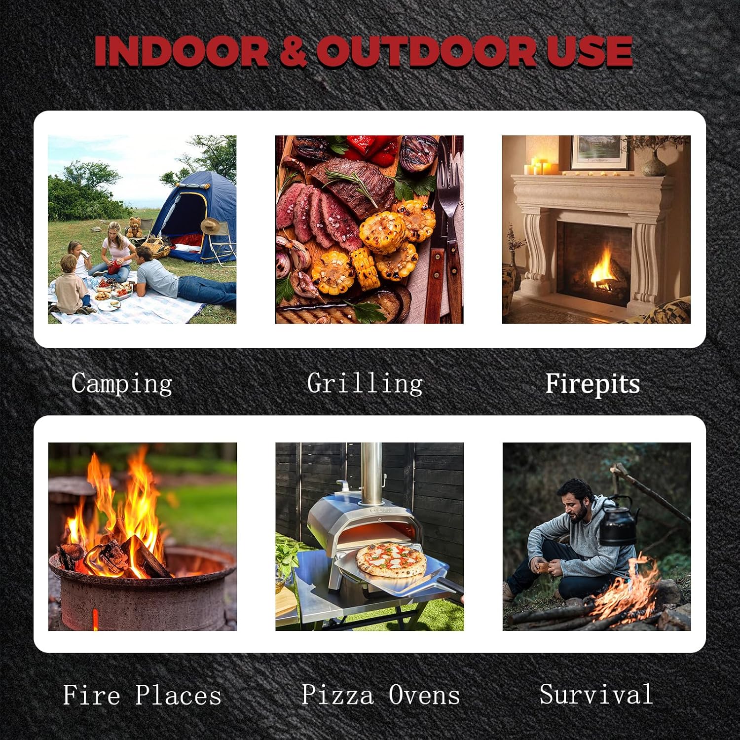 144 Pack Fire Starter Cubes|Fiber Blocks,35 Minutes Long Burning All Weather Firelighters,Waterproof & Windproof for Grill,BBQ,Fire Pit,Camping,Survival,Natural Wood Firelighters(Easy Ignite)