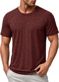 MAGCOMSEN Mens Athletic Shirts Quick Dry Short Sleeve Workout Wicking Shirt