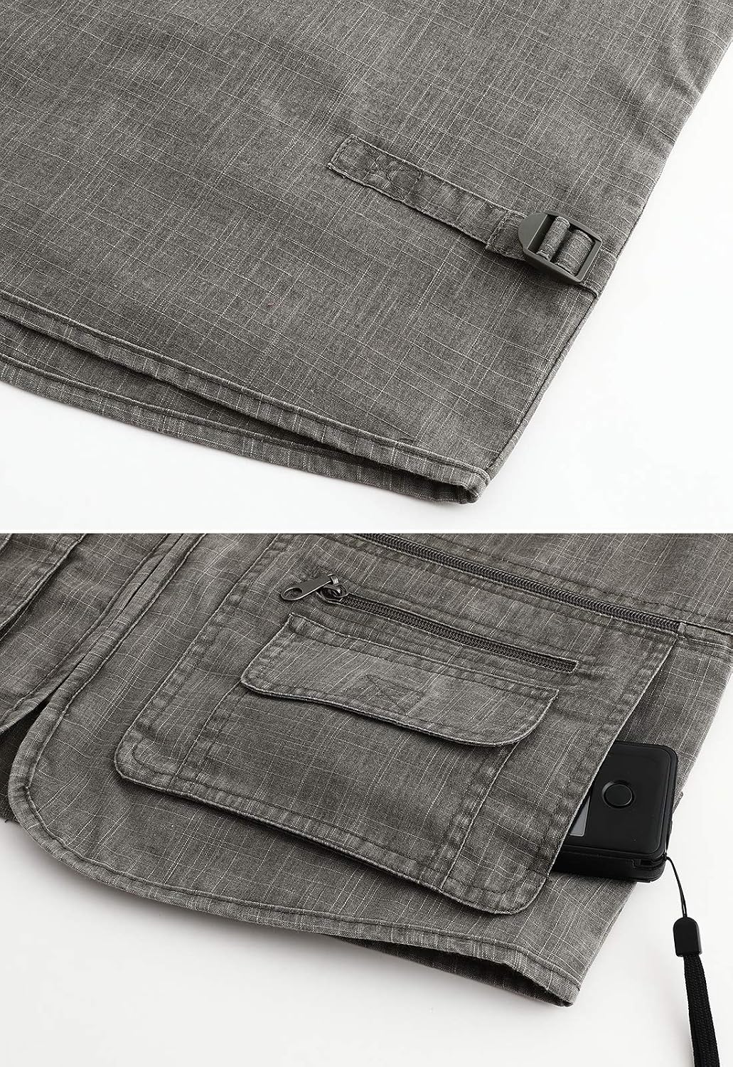 Spanye Mens Outdoor Fishing Vest Safari Travel Photography Vests Jacket Multi Pocket