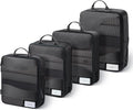 TOPEAST Compression Packing Cubes 4 Set Suitcase Organizer Bags for Travel
